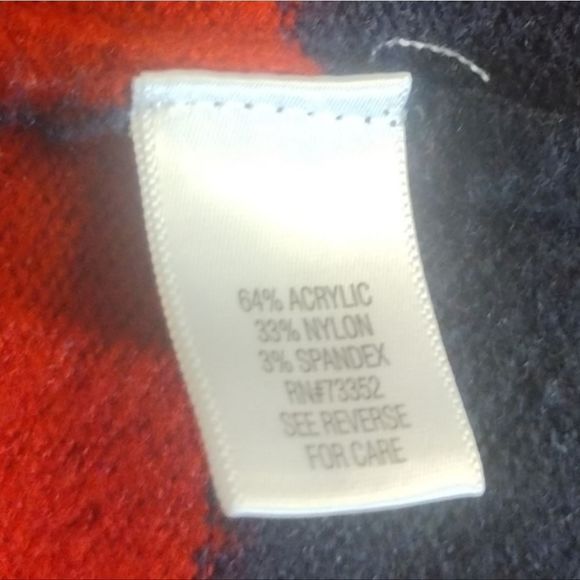 Croft & Barrow Block Sweater Red Navy Pink White Round Neck Like New Size XXL - Picture 8 of 14